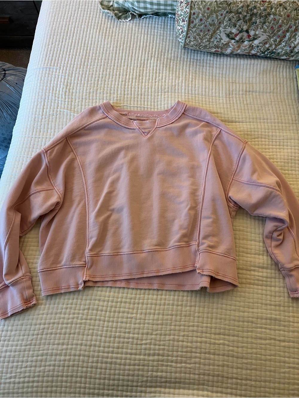 FP Movement x HATCH Cropped Intercept Crewneck Sweatshirt